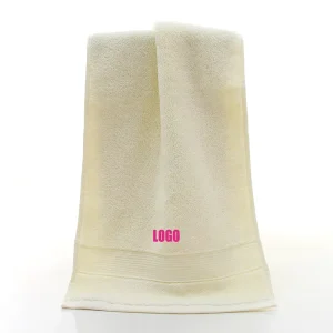 Custom Embroidery Towel Logo Light Brown Multi color Hand Towels for Spa Bathroom Hair Salon Towels
