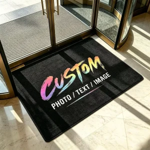 Custom Entrance Floor Mat No MOQ Non-slip Durable Heavy Duty Welcome Door Mat Floor Carpet for Entryway