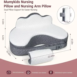 Custom Ergonomic Baby Nursing Pillow Soft Breastfeeding Cushion for Maternity