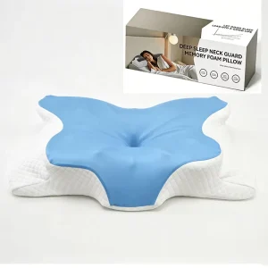Custom Ergonomic Orthopedic Neck Support Pillow Contour Memory Foam Pillow Cervical Pillow for Neck Pain Relief