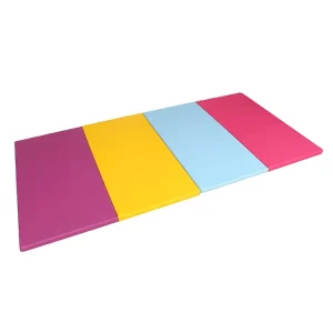 Custom Exercise Workout Mat Gymnastics Mat with Carrying Handles Folding High Density Anti Tear Portable Fitness