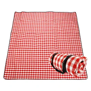 Custom Extra Large Waterproof Picnic Outdoor Blanket with Full Color Logo Print