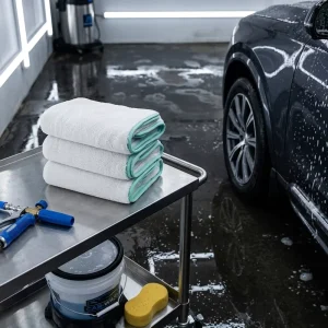 Custom Factory Thickened 70x90cm Microfiber Car Wash Towel Quick Drying Auto Detailing Cloth