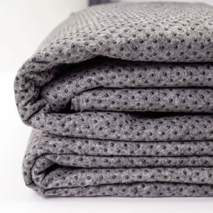 Custom Final Backing Fabric Cloth 2*1m Tufting Carpet Non Slip Rug Pad Polyester Dots Carpet Secondary Backing Cloth