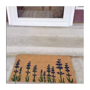 Custom Flowers Design Coconut Fiber Doormat Coco Coir Door Mats