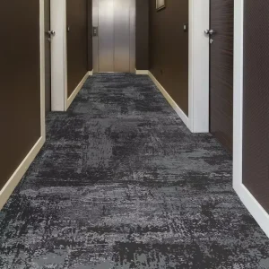 Custom Geometric Pattern Nylon Polypropylene High Pile Broadloom Anti Slip Hotel Wall to Wall Carpet Roll