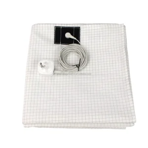 Custom Grounding Sheet Cotton Conductive Silver Fiber Bedding with Ground Connection Cable 60x265cm