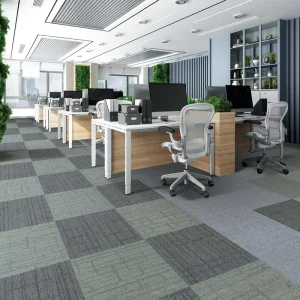 Custom Heavy Duty Commercial Interior Building Materials Carpet Tile Flooring