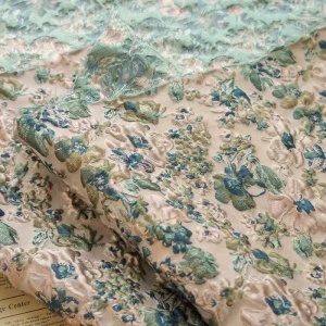 Custom Heavy Weight Yarn Dyed Knitted Designer Metallic Gilding Jacquard Brocade Fabrics for Clothing