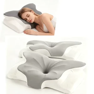 Custom High Density Contour Cervical Neck Sleep Support Bedding Ergonomic Pillow Ergonomic Memory Foam Pillow