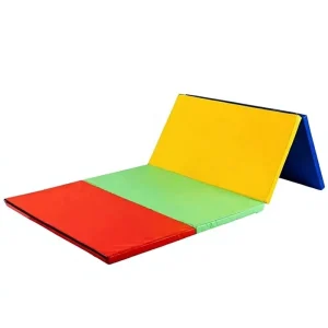 Custom High Density Sponge Gymnastic Folding Mats Multifunction Durable XPE Cover for Various Exercises Sports Entertainment