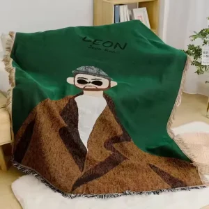 Custom High Quality Decorative Tapestry Blanket with Tassels