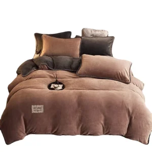 Custom High Quality Fitted Collections Queen Bed Sheet with Comforter Bedding Set