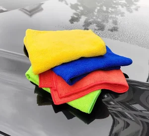 Custom High Quality Microfiber Fbz Wrap Good Water Absorption Soft Colorful 40X40CM Auto Wash Cleaning Cloth Towel for Car