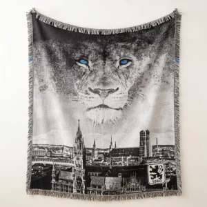 Custom High Quality Silken Silkenweave Tapestry Blanket Fleece Throw Excellent Drape Soft Cozy 100% Recycled Polyester