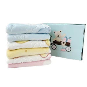 Custom High Quality Super Soft Cloudy Raschel Mink Plush Cashmere Baby Throw Fleece Blanket