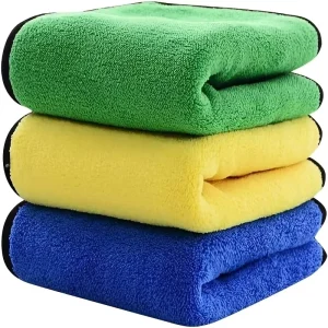 Custom High Quality Thicken Quick Dry 800gsm Microfiber Car Towel Cleaning Cloth Wash Towel for Car