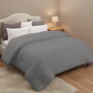 Custom High Quality Woven 100% Polyester All-Season Children’s Bedroom Grey Comforter Set