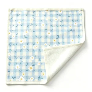 Custom High-quality 100% Cotton Absorbent Quick-dry Eco-friendly Printed Kitchen Household Square Towel