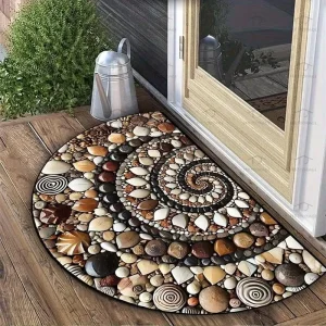 Custom Home Entrance Door Mat American style Modern Diatomaceous Earth Thin Tile Washable Floor Mat OEM