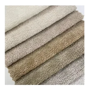 Custom Home Textile Upholstery Velvet Fabric Polyester Modern Fleece Velvet for Sofa Home Decoration