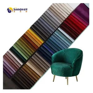Custom Hometextile Waterproof Green Velour Fabric 100 Polyester Plush Holland Texture Velvet Sofa Fabric