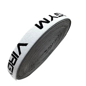 Custom Jacquard Elastic Webbing Tape Nylon Polyester Trim Band For Garment Bags Shoes Home Textile