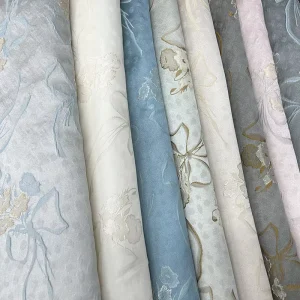 Custom Jacquard Woven Fabric Eco Friendly Soft 100% Polyester for Garment Clothing Bedding Sofa Anti Pill Breathable