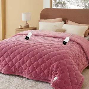 Custom King Size 50*60 Inch Fast Heating Blanket Home Sofa Bed Plaid Quilting Thickened Heated Electric Throw Blanket
