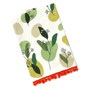 Custom Kitchen Cartoon Pattern Tea Towels with Customized Logo Eco-Friendly Quick-Dry Printing Service for Retail Brands Supply