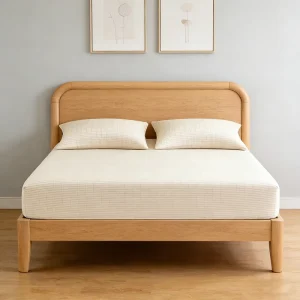 Custom Label EMF Protection 10% Silver Fiber 90% Organic Cotton Earthed Bedding Cover Grounding Anti Static Fitted Sheet
