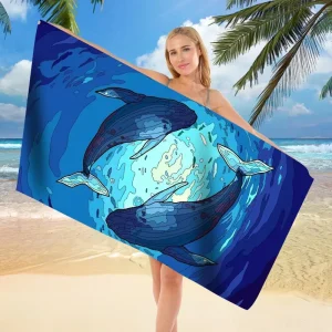 Custom Large Beach Towel High Quality Pool Towel Beach Towels With Logo