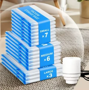 Custom Large Capacity Multi Purpose Durable Plastic Vacuum Compressed Bag for Clothing Organizer Travel Household Storage