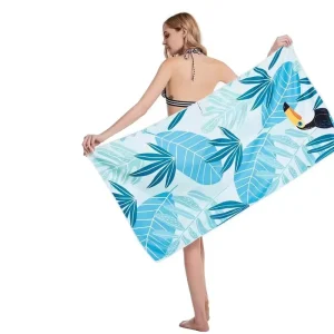 Custom Large Size Beach Towel Thin Sand Free Microfiber Quick Dry Towel Super Absorbent Soft Swim Beach Towels for Men Women