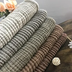 Custom Large Throw Blanket Size Adult 100% Organic Cotton Muslin Comforter King Size Queen Size Bedding Sheet Blanket