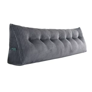 Custom Large Triangle Reading Pillow Thickened Bed Rest Headboard Reading Support Wedge Pillow