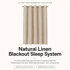Custom Linen Blackout Curtain Solution Light Control Thermal Comfort Window Treatment ODM Home Textile Manufacturer