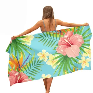 Custom Logo 100% Cotton Extra Large Beach Towel Adult Thin Disposable Regenerated Organic Beach Towel