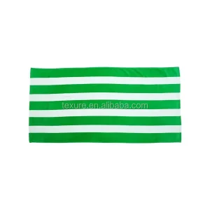 Custom Logo 100% Cotton Printed Striped Beach Towel