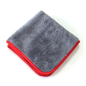 Custom Logo 1200 Gsm Deluxe Dual Layer Absorbent Plush Car Wash Towel 1000gsm Microfiber Towel Car Cleaning Drying