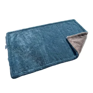 Custom Logo 1400GSM Twisted Loop Car Drying Towel Double Layer Heavy Duty Microfiber Cloth for Detailing Shop