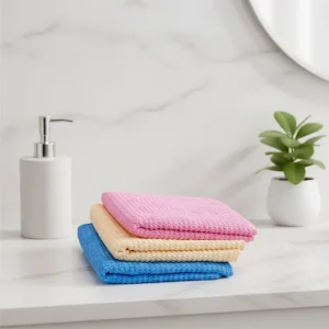 Custom Logo 3D Drying Kitchen Car Face Towels Protective Cushioning Remover Shammy Chamois Cloth for Hair Cleaning Removal