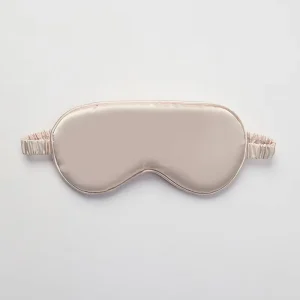 Custom Logo 3pcs Satin Sleep Mask Set Silky Satin Scrunchies Storage Pouch and Eye Mask Set for Home and Travel