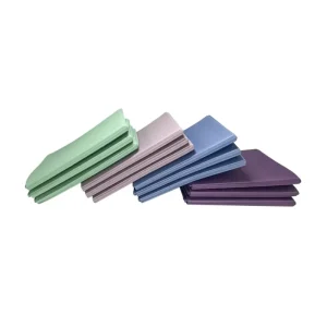 Custom Logo 6mm Portable Travel Lightweight Non Slip Waterproof Eco Friendly Home Gym Fitness Exercise TPE Foldable Yoga Mat