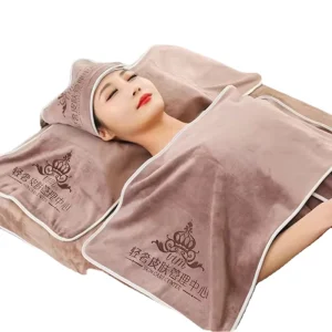 Custom Logo Absorb Quick Dry Microfiber Bath Towel Set Headband Hair Towel Spa Body Wrap Salon Towels