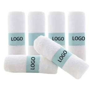 Custom Logo Adult Washcloth Bamboo 2Layer Ultra Soft Absorbent Bath Sponge Body Towel Reusable All Natural Square Delicate Skin