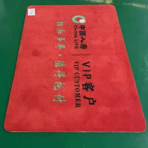 Custom Logo Commercial Entrance Mat Outdoor Welcome Doormat Custom Size for Hotel Mall Company Front Door