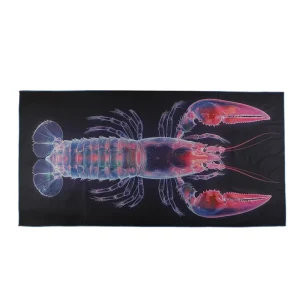 Custom Logo Design Beach Towels Quick Dry Custom Printed Swimming Sand Free RPET Microfiber Beach Towels