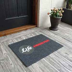 Custom Logo Doormat for Office Digital Printed Personalized Easy Clean Rug