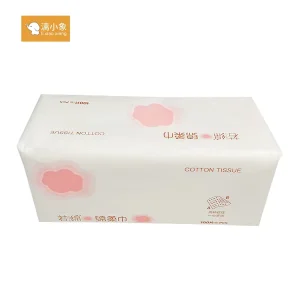 Custom Logo Eco friendly 1 Ply Pearl Pattern Cotton Tissue Wet Dry for Household Use Skin Care Makeup Removal Cleaning